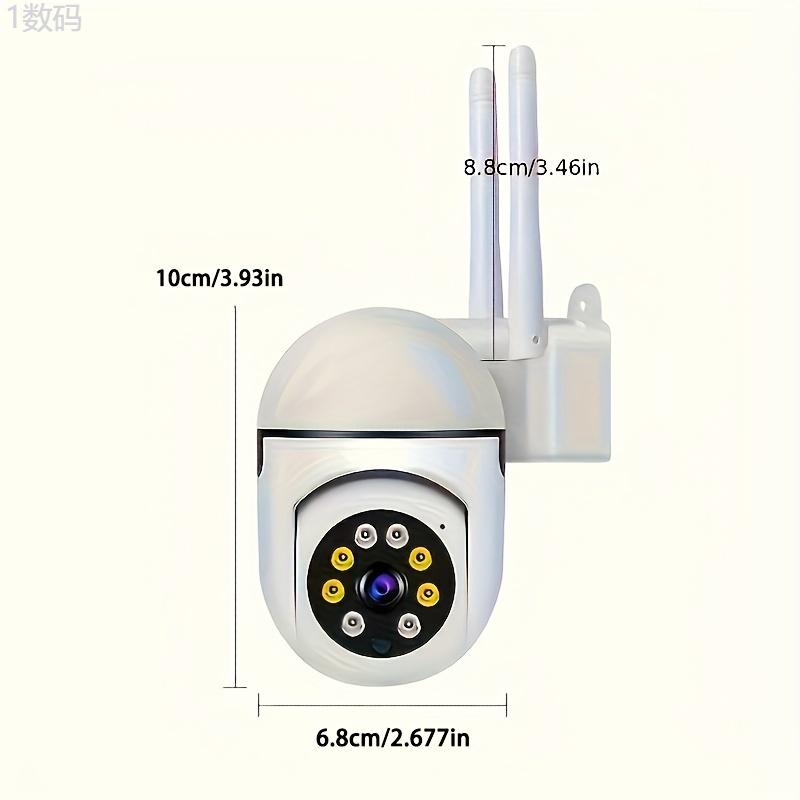 And Color Night Vision HD Indoor Outdoor Bidirectional Audio Security Pan Tilt Zoom Wi Fi Smart Home Safety With Motion Tracking Baby And Pet Color Night Vision Bidirectional Audio