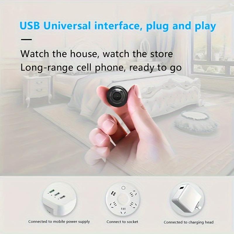 720P Compact Security Camera - AI Human Detection, Clear Audio, Mobile App Remote View for Home and Business Surveillance