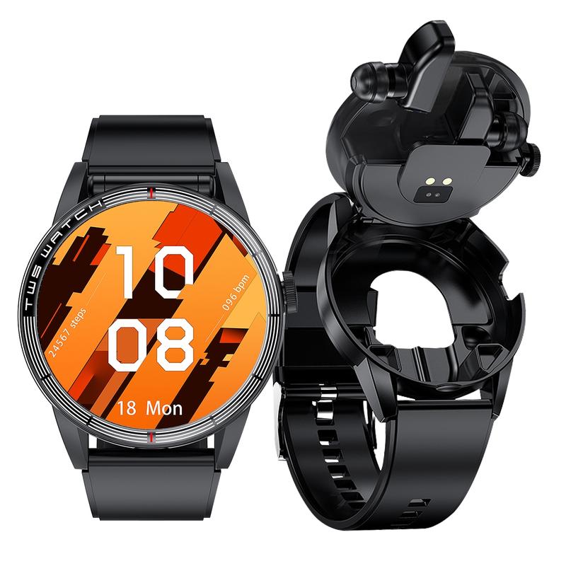 Multifunctional Smart Sports Watch | 2-in-1 with TWS Earbuds | HD Screen, Bluetooth Calls, Multiple Dials, Health Monitoring, Devices Wearable