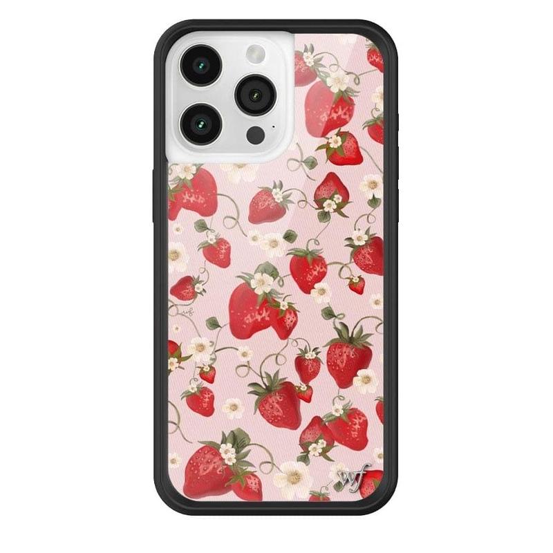 Wildflower Cases - Strawberry Fields, Limited Edition iPhone Case Accessories Durable Protection Protective Custom