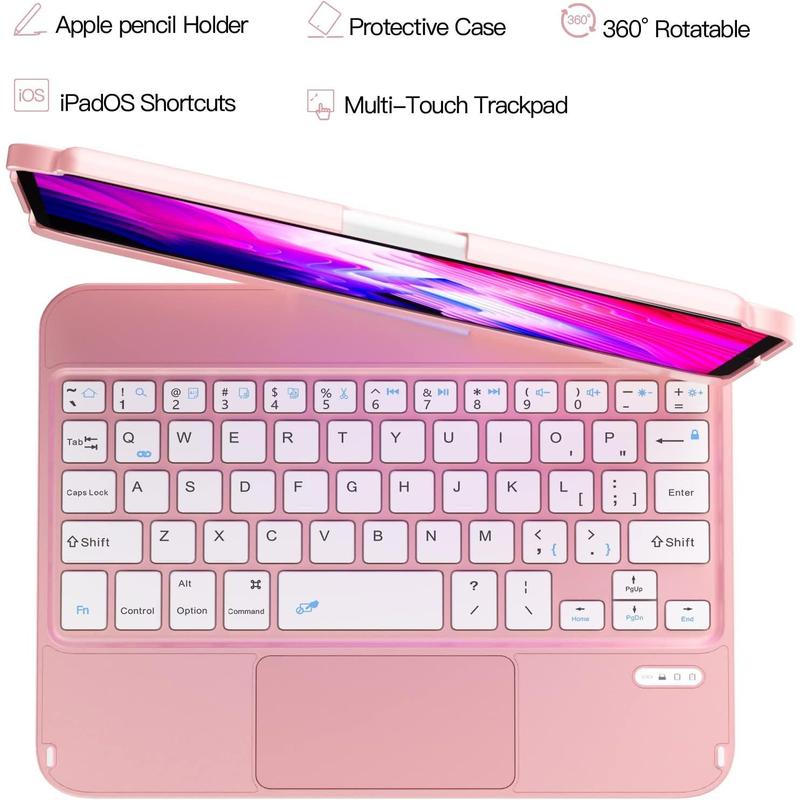 Case with Keyboard for iPad Mini 6, Touch Keyboard Case for iPad Mini 6th Generation 2021 8.3-inch, 360? Rotatable Protective Cover -Thin & Protective for iPad Mini (6th Generation 2021) Tablet