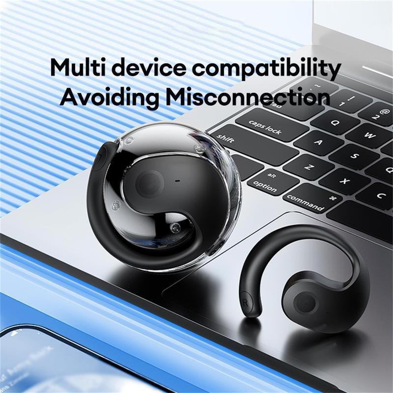 Earphone Wireless Bluetooth 5.4 OWS Waterproof Sport Headsets Noise Reduction Headphones with Mic