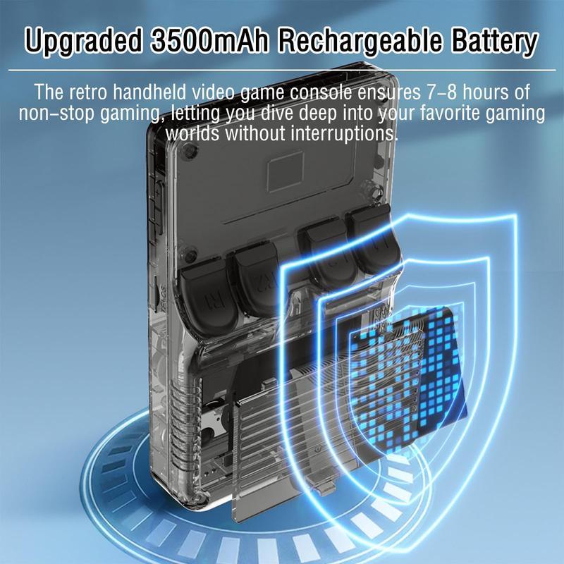 R36s Portable Handheld Game Console | Supports 15,000+ Games | Newest Updated OS | Open Source R36S with 3.5-Inch IPS Screen, Linux System, Portable Gaming and Entertainment Device, Includes 32+64GB TF Card Protection handheld gamingpc