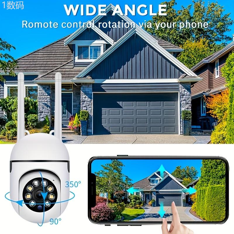 And Color Night Vision HD Indoor Outdoor Bidirectional Audio Security Pan Tilt Zoom Wi Fi Smart Home Safety With Motion Tracking Baby And Pet Color Night Vision Bidirectional Audio