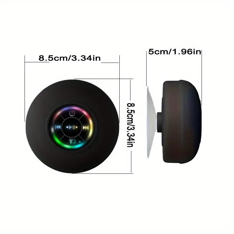 Bathroom wireless speaker, audio, music player, bathroom drain suction cup, USB charging, wireless Bluetooth player Smartphone  christmas gifts  christmas gift ideas  christmas 2024 ornament  boys christmas gifts boys christmas gifts boys christmas gifts