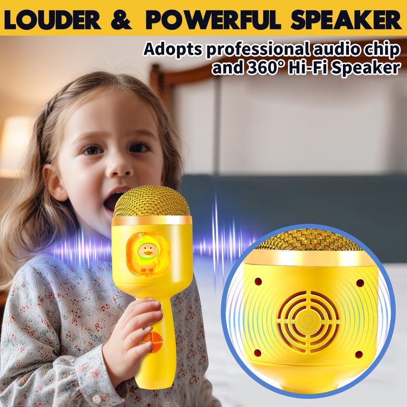 Bluetooth Karaoke Microphone Toy for Kids - Perfect Singing Microphone Toy for Children