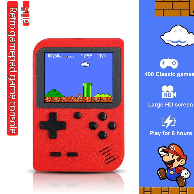 3.0-inch LCD screen retro video game console with built-in 400:1,handheld portable pocket mini-game player,Christmas gift,support for connected TV, rechargeable battery nostalg game Mini Portable child gift birthday gift play plug Mini Handheld Protection