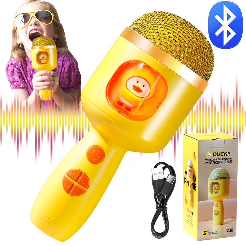 Bluetooth Karaoke Microphone Toy for Kids - Perfect Singing Microphone Toy for Children