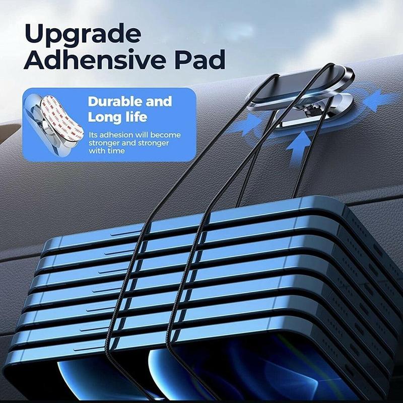 360 Degree Adjustable Magnetic Car Phone Holder, Magnetic Mobile Phone Holder for Car Dashboard, Universal Car Interior Accessories Compatible with iPhone, Samsung, Huawei, Xiaomi