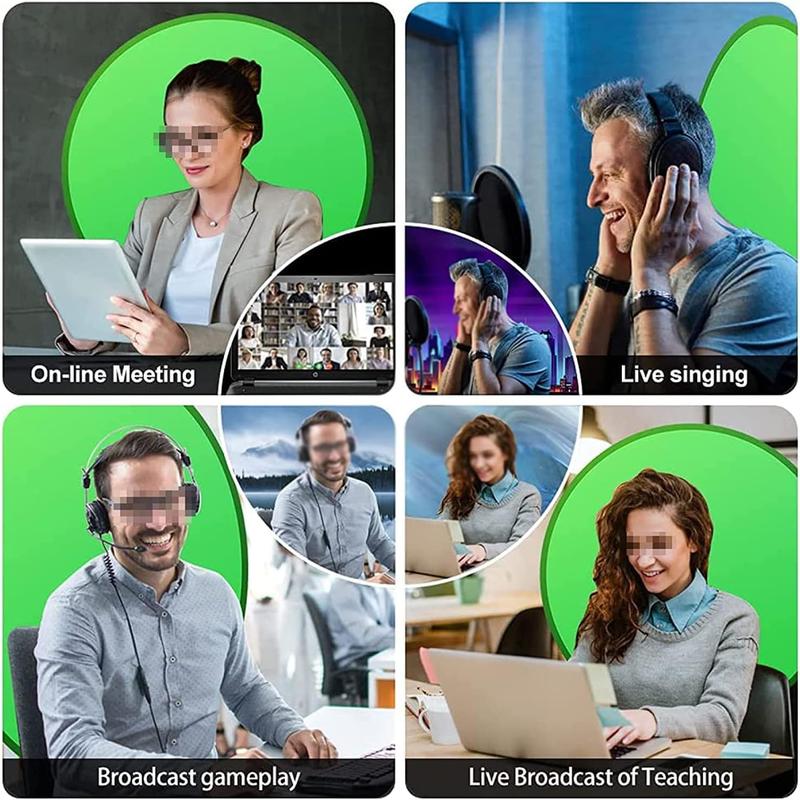 CAMOLA Portable Webcam Background, 75cm 110cm 142cm Collapsible Green Background for Video Chats, Zoom, Skype, Video, Photo, Single-Side Chromakey Green Screen for Chair