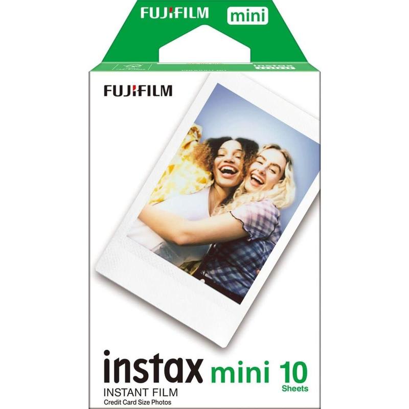 Fujifilm Instax Mini Film Single Pack 10 Sheets per Pack, White Border (16386004)