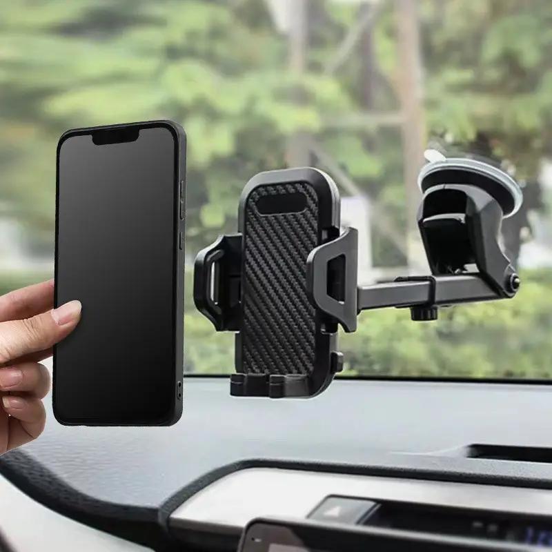 Car Phone Holder, Universal Car Phone Holder with Suction Cup, Car Dashboard & Windshield Phone Mount, Car Interior Accessories for Women & Men