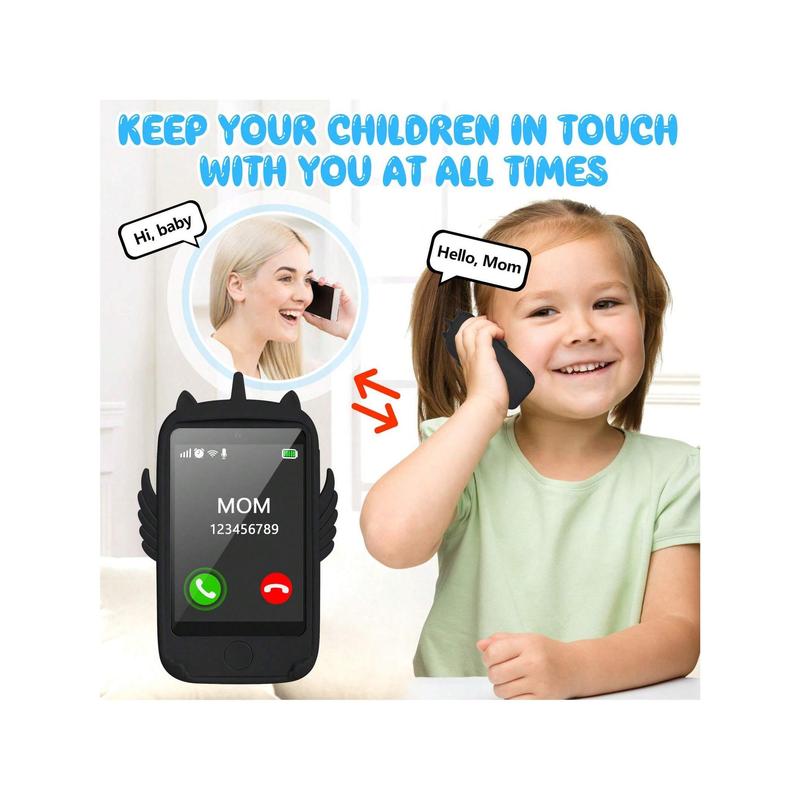 Children Mobile Phone With 19 Learning Game 2.8in Touch Screen Kids Cell Phone Smartphone With Calls SOS MP3 Camera Calculator Pedometer Smartphone Birthday Gifts For Girls Boys 3 4 5 6 7 8 9 Years Old