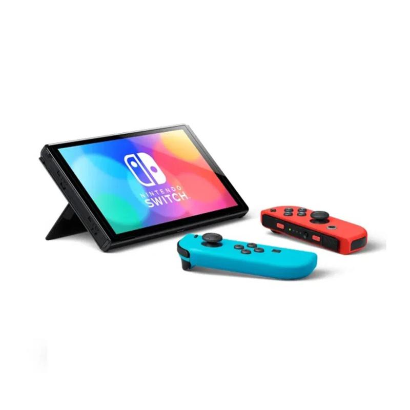 Nintendo Switch - OLED Model - Neon Red Neon Blue Set (Region Free)