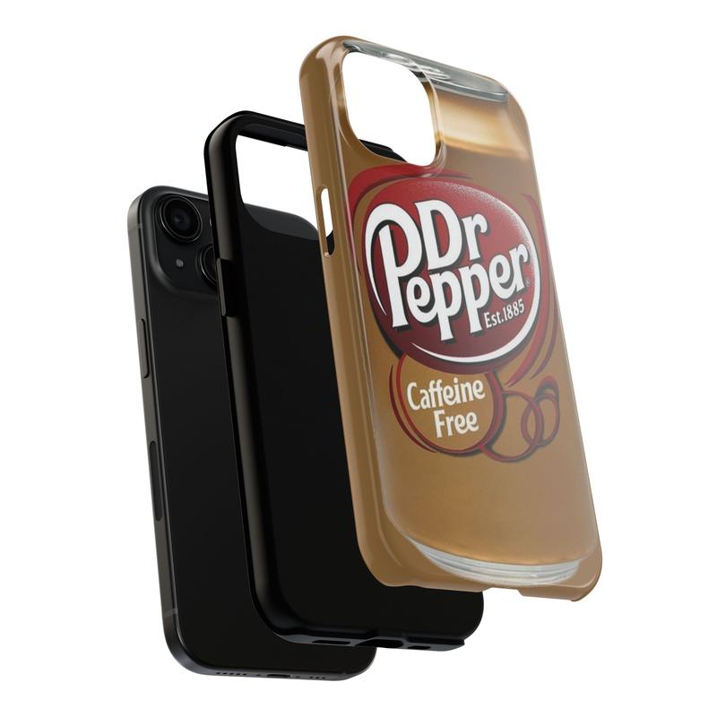 Dr Pepper Tough Phone Cases For iPhone 16, 15, 14, 13, 12, 11, 8, X,  Perfect Fit And Durable, Gift Ideas,  XMas gift