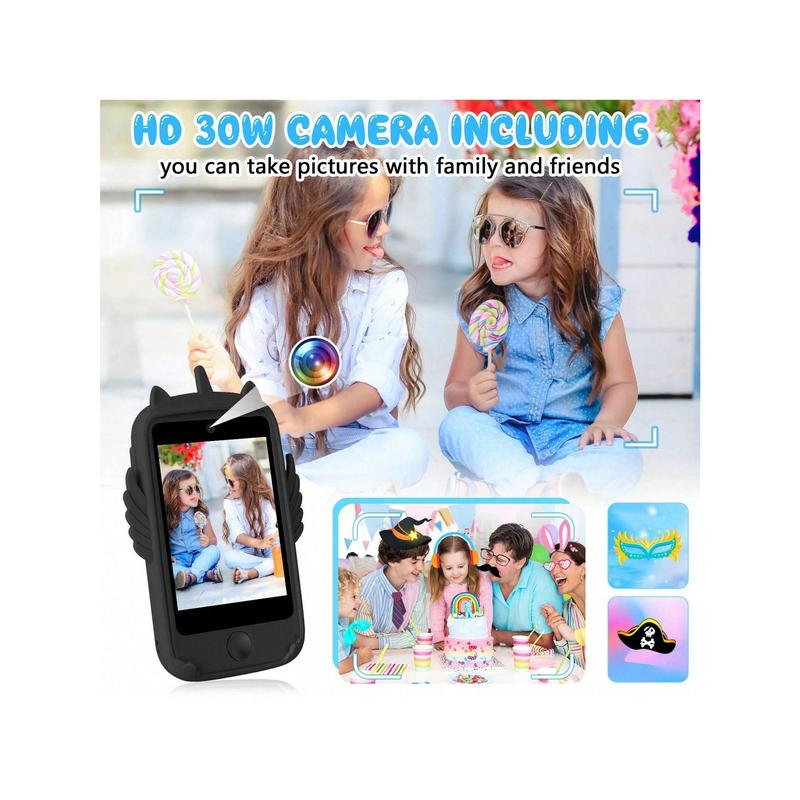 Children Mobile Phone With 19 Learning Game 2.8in Touch Screen Kids Cell Phone Smartphone With Calls SOS MP3 Camera Calculator Pedometer Smartphone Birthday Gifts For Girls Boys 3 4 5 6 7 8 9 Years Old