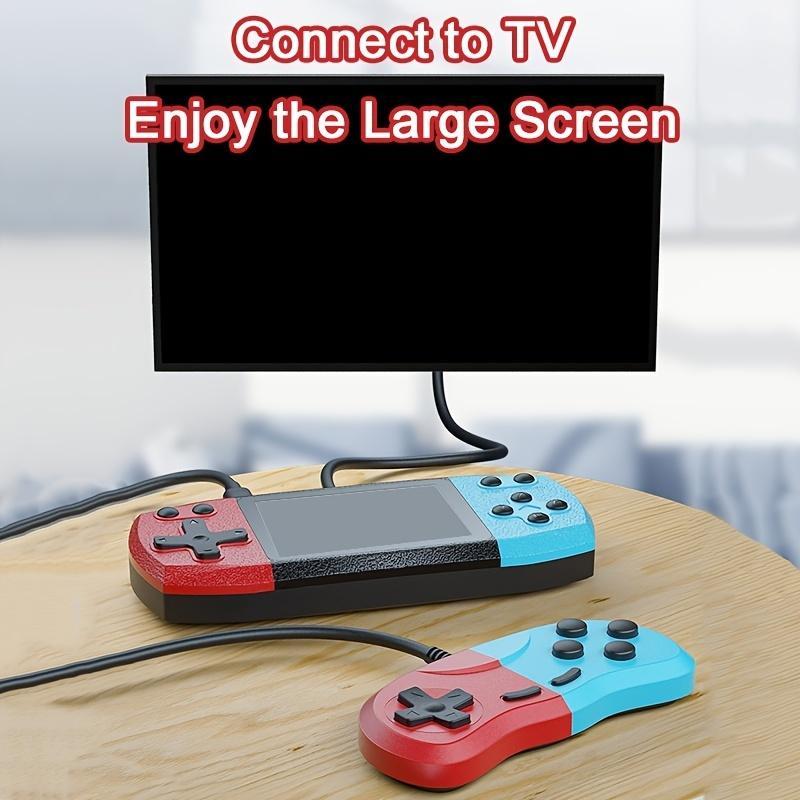 Rechargeable Handheld Gaming Consoles, 1 Box HD Large Screen Retro Game Console, Video Game Console, Handheld Gaming Device, Ideal Gift for Gamers