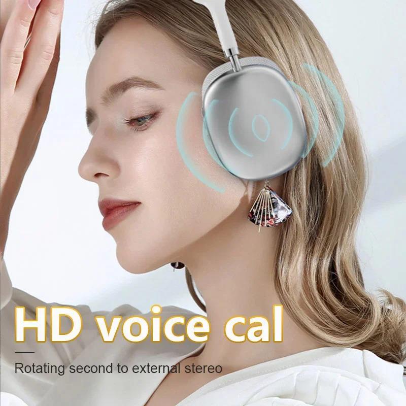 2024 P9 Pro Max Wireless Bluetooth Headphones Noise Cancelling Earphones Mic Pods Over Ear Sports Gaming Headset For Apple