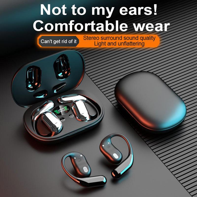 Wireless Bluetooth Earbuds OWS Open Ear HlFI Sound Quality Sports Headphones lPX7 Waterproof With microphone Charging case