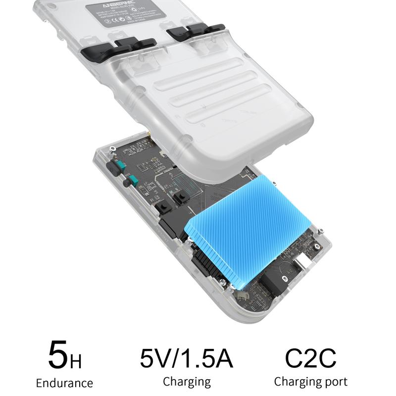 Anberic RG35XX Handheld GameConsole, 3.5 Inch Screen Retro GamesConsoles, Support Linux SystemHDMI Output TV 64G TF Card 5000+Classic Games