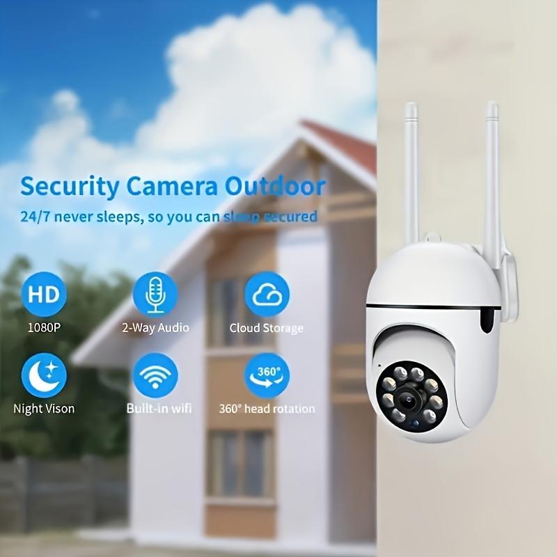 2-Pack 1080p HD Wireless Security Camera, Pan Tilt Zoom, 2-Way Audio, Color Night Vision, Motion Detection, Remote Viewing via Wi-Fi, USB Powered, Plastic, No Battery or Remote - Indoor Outdoor Surveillance System