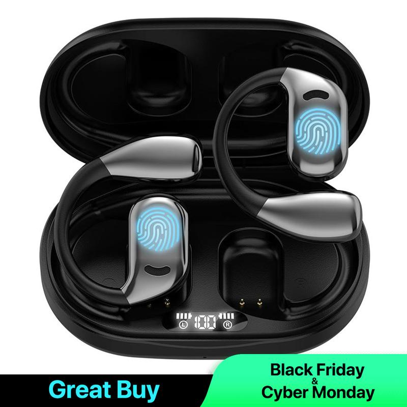 Wintory Wireless Earbuds - Open Ear Bluetooth with Mic for iPhone and Android - Sports Earbuds for Running,Cycling,Audio Electronic Headset Headphones