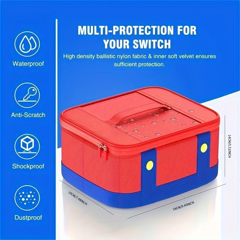 Large Storage Bag for Switch Controller, 1 Count Portable Travel Storage Bag, Game Console Accessories Organizer, Home Organizer for Switch