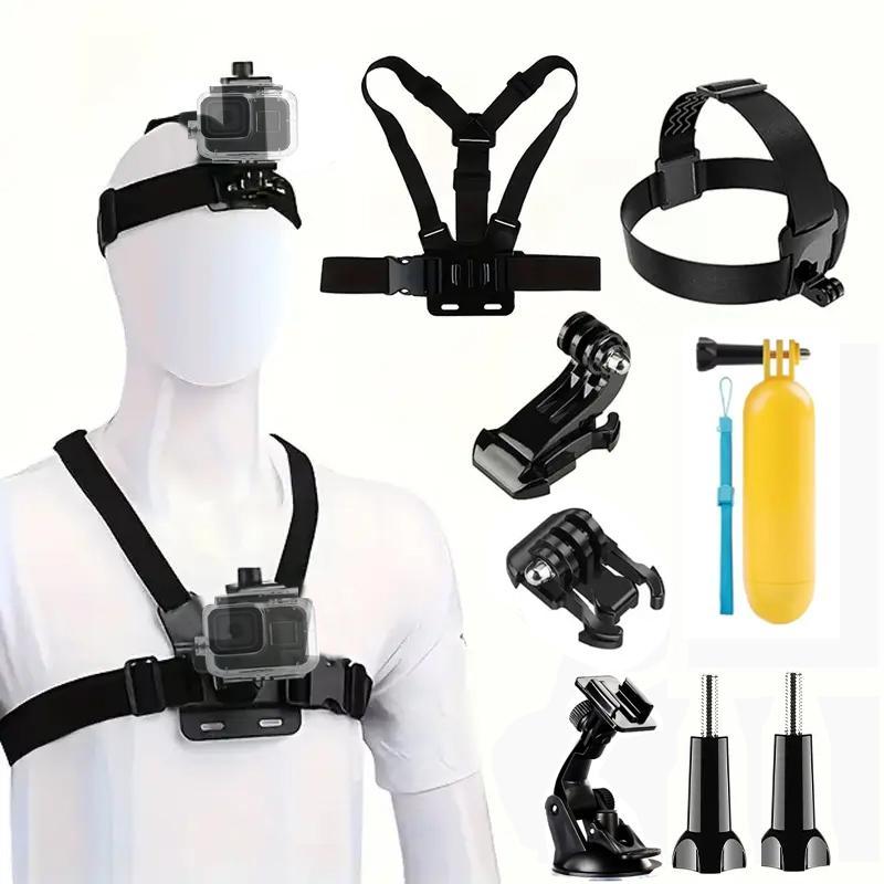 9 in 1 Camera Accessories Set, Outdoor Photography Accessories, Camera Accessories for GoPro 7-9, DJI Osmo, Puluz, Sjcam, Insta360 Sports Camera