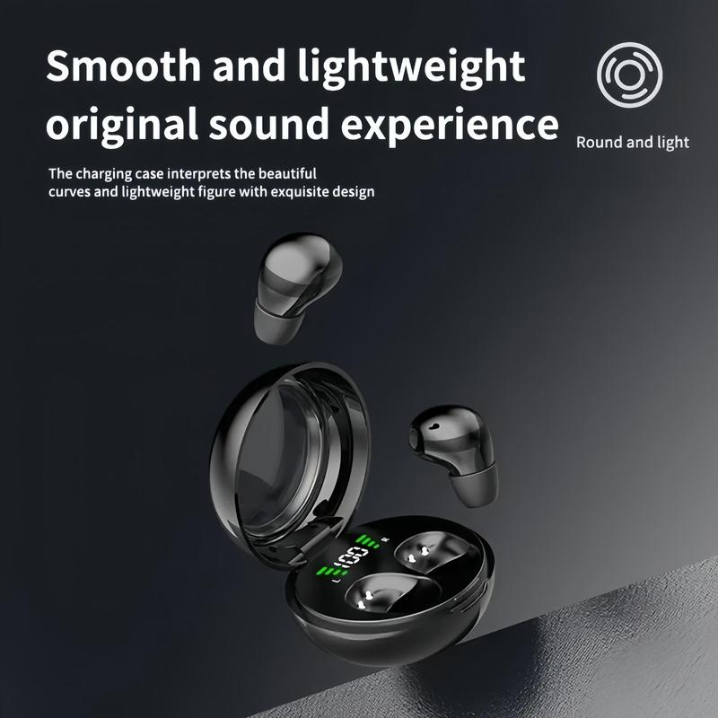 Wireless Earphone, In-ear Design Earbuds with LED Charging Case, Stereo Sound Earphone with Built-in Mic for Sports, Work, Travel