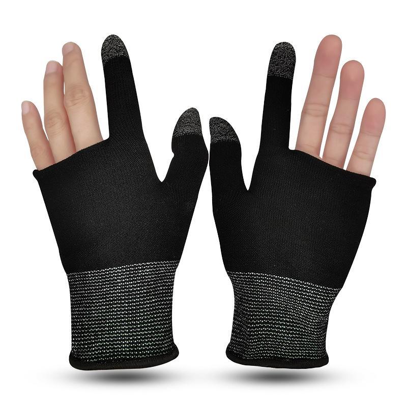 Breathable & Sweat-proof Game Gloves, 1 Pair Two-finger Game Touch Screen Gloves, Universal Game Accessories for Men & Women