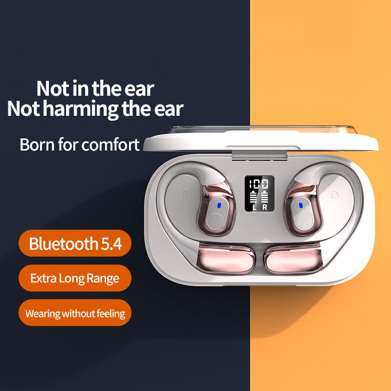 Wireless Bluetooth Earbuds with 360-Degree Panoramic Surround Sound, IPX5 Waterproof, Long Battery Life, Built-in Microphone, Hi-Fi Sound Quality, Enhanced Audio Clarity, and Compatibility with iOS Android Devices