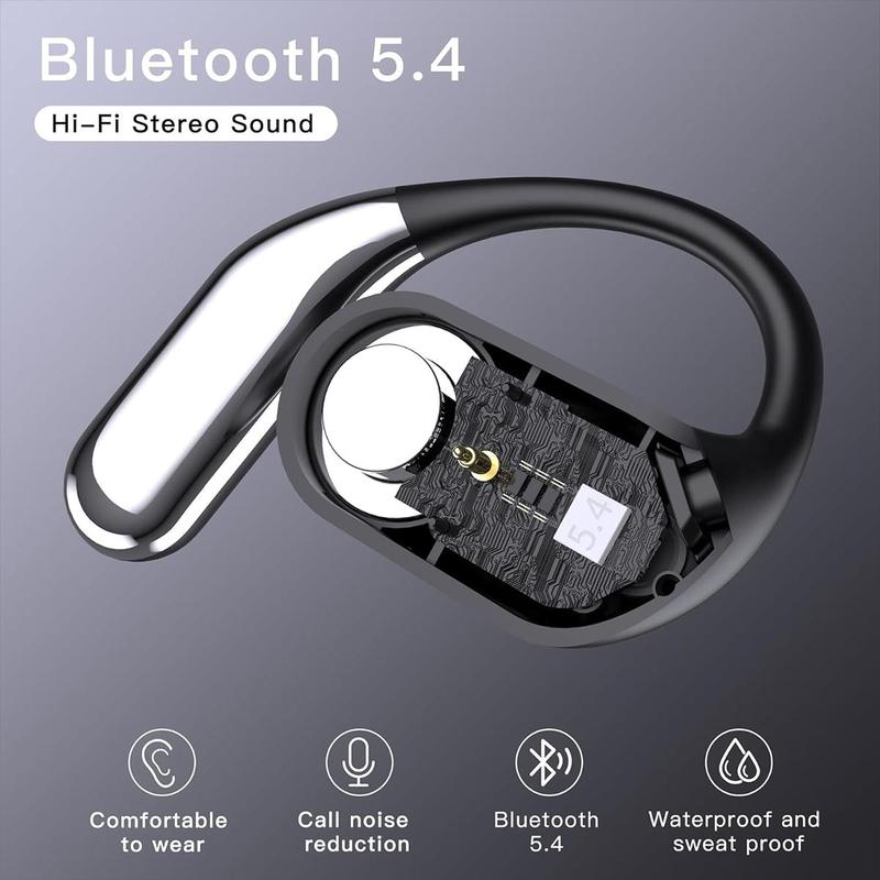 Wireless Bluetooth Earbuds OWS Open Ear HlFI Sound Quality Sports Headphones lPX7 Waterproof With microphone Charging case