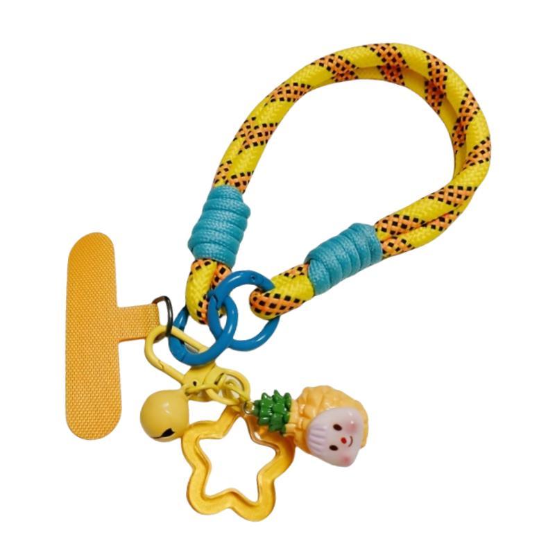 Cute Cartoon Pendant Phone Wrist Strap, Multifunctional Short Phone Lanyard, Universal Phone Strap for Women & Girls, Phone Decoration Accessories