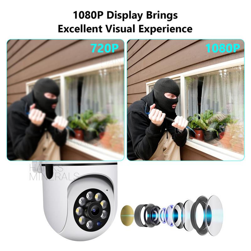 4-Pack Wireless 5G WiFi Security Camera System Smart Outdoor Night Vision 1080P