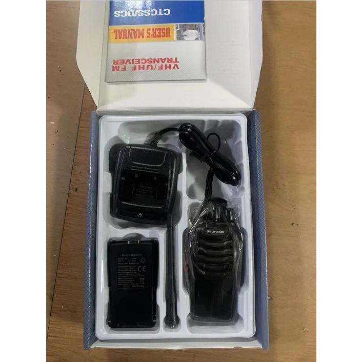 5-10km Talkie Long Range Two-way Radio ultra-long standby time Waterproof Walkie BF-888S UHF 400-470MHz 16CH VOX with Cha