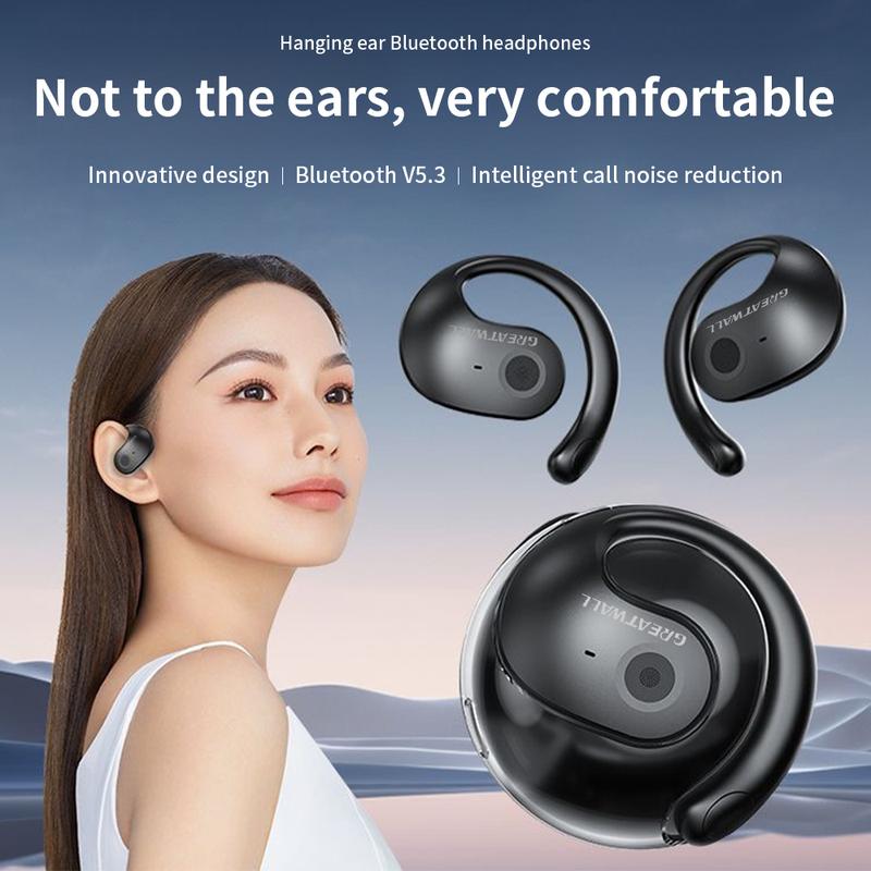 GreatWall Q10 OWS WirelessBluetooth Earbuds with Real-Time Transiation in 148 Languages, MusicPlayback, Hands-Free Calls, andMeeting Summary Features