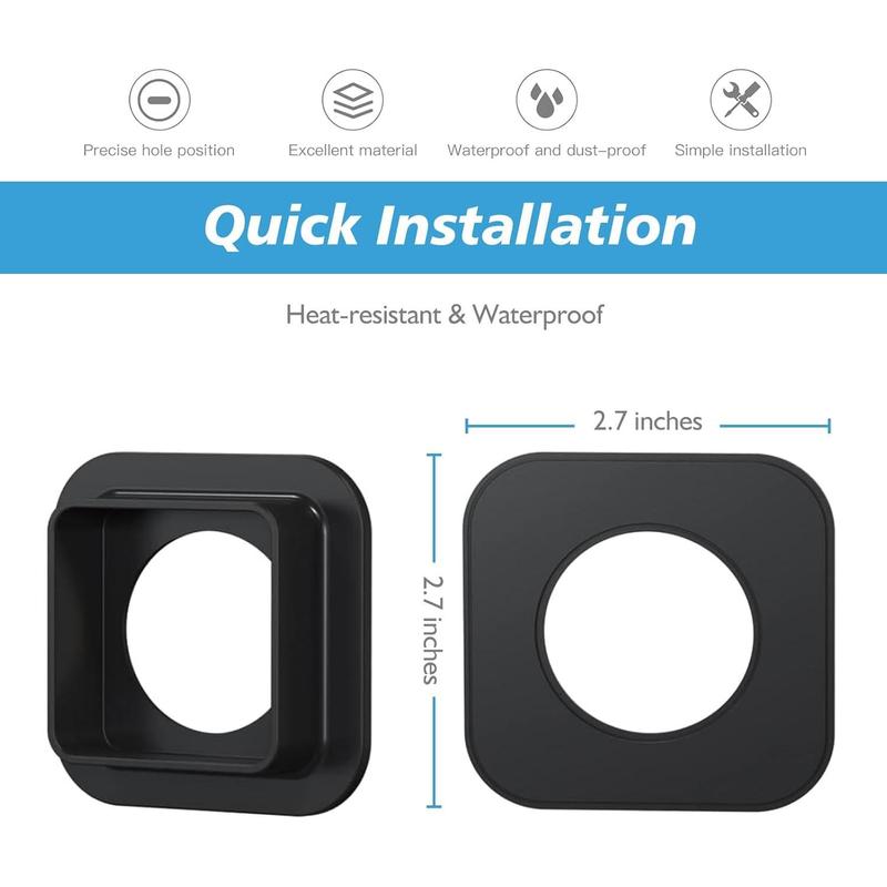 Window Mount Comaptible with Wyze Cam OG,  Adhesive Mounting Bracket, Window Holder Through Glass (2 Pack,Camera is Not Included)