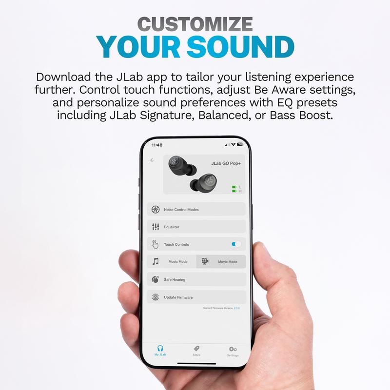 JBuds Lux + Go Pop+ Cloud White Gift Set Audio Headphone