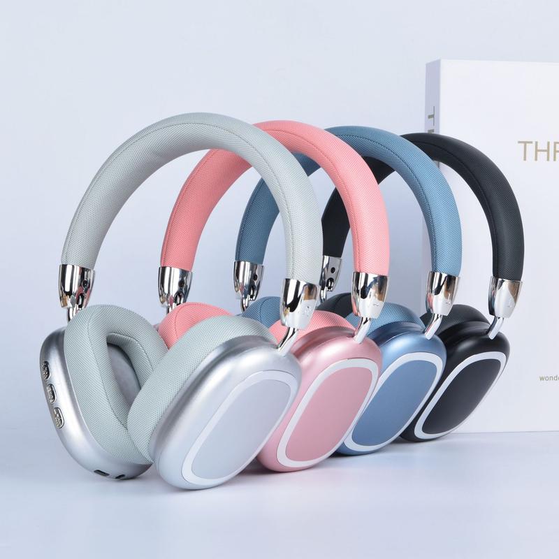 Bluetooth Wireless Headset, HiFi Stereo, Suitable for Mobile Phones, Computers, etc., ENC Noise Cancellation, Low Latency Gaming Headset with Microphone