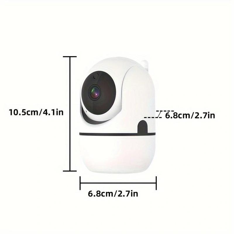 2.4G WiFi Camera, USB Powered 350°Horizontal Hanging 90° Rotation Camera with Color Night Vision, Auto Tracking Home Security Camera with Screw, Outdoor CCTV, Smart Camera