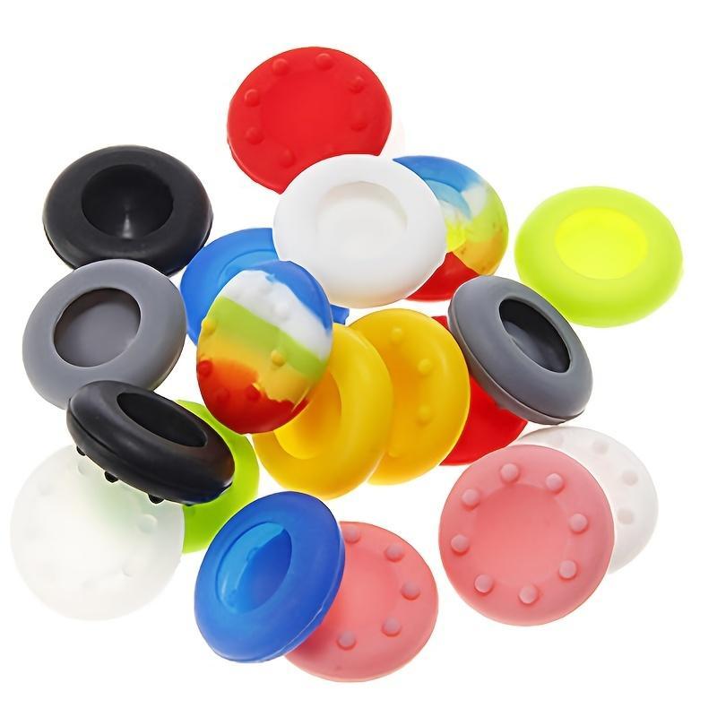 Random Color Silicone Thumb Grip Stick, 20pcs Thumb Wheel Grip for Xbox One XBOX360 PS4 PS3 Controllers