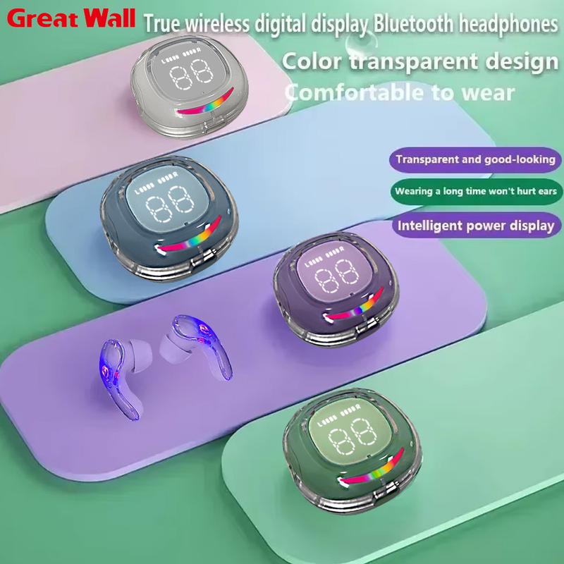 Original GreatWall TWS T2 Bluetooth Earphone Headphones Noice Cancelling Earbuds With Mic T2 Wireless Headset Audio Electronic