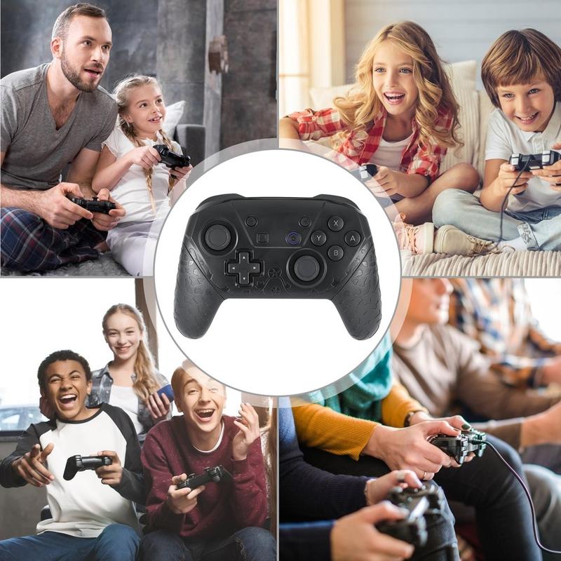 Wireless Controller Handle Game Console Handle Precise Steering Plastic Grip Horizontal Handle For Switch PM-S04