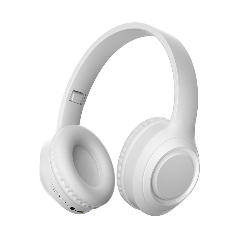 Foldable Wireless Headphones, Noise Cancelling Headphones with Built-in Microphone, Gaming Headset for Phones, Computers, MP3