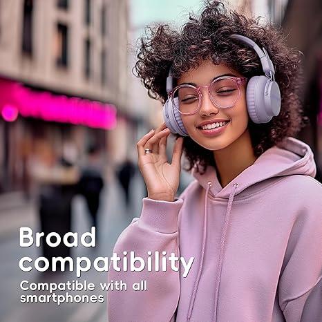 GorsunWireless headphones for fall, foldable gaming headphones with built-in wireless microphone, portable earbuds for home summer outdoors, bluetooth headphones for gaming and PC, headphones for gym, foldable electronic audio earbuds, back to school gift