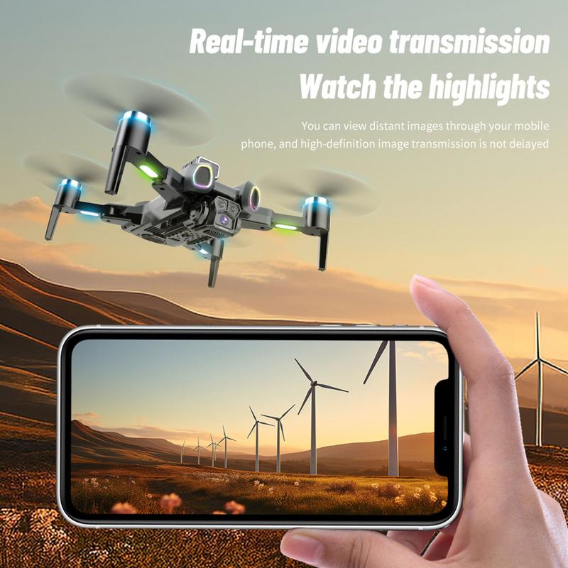 CS15 FPV Brushless Drone With 4K HD Camera WiFi RC Quadcopter Obstacle Avoidance Accessories Portable