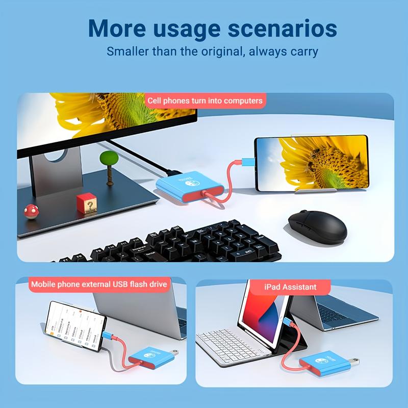 Dock For Switch Docking Station, Portable TV Dock Adapter Compatible For Switch OLED Steam Deck Support For Switch TV Mode With HDTV1.4, PD100W, USB3.0 Replacement Travel Dock For Switch Console Connector