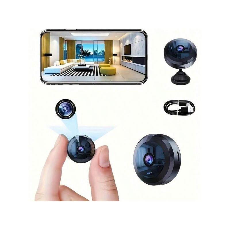 Mini WiFi Surveillance Camera, 2.4G WiFi Monitor Night Vision Motion Detection Camera, Family Security Camera, Monitoring Wide-Angle Detection IP Camera