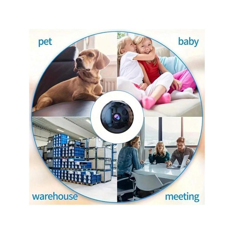 Mini WiFi Surveillance Camera, 2.4G WiFi Monitor Night Vision Motion Detection Camera, Family Security Camera, Monitoring Wide-Angle Detection IP Camera