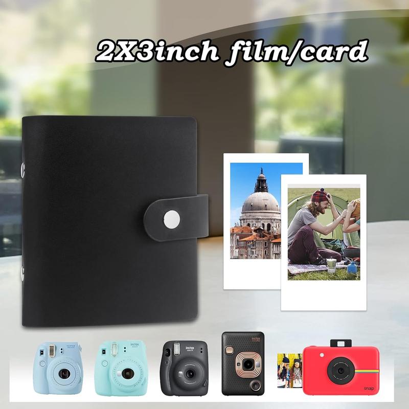 52 Pockets Mini Photo Album for Fujifilm Instax Mini Instant Film, Polaroid Snap, Z2300, SocialMatic Instant Cameras & Zip Instant Printer (1Pack)